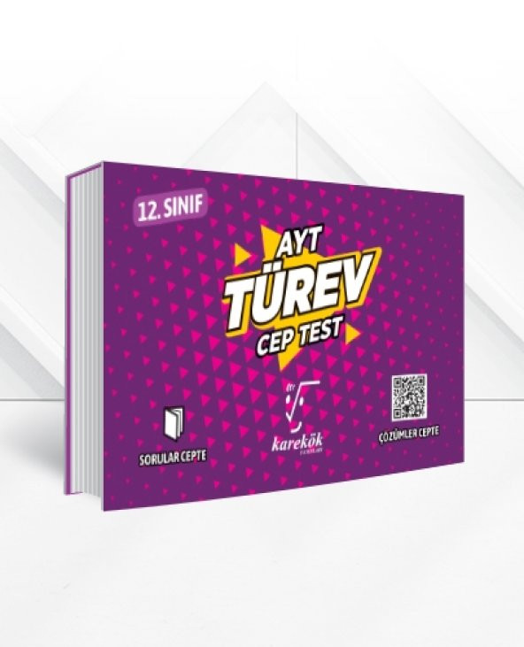 AYT CEP TEST TÜREV KAREKÖK YAYINLARI