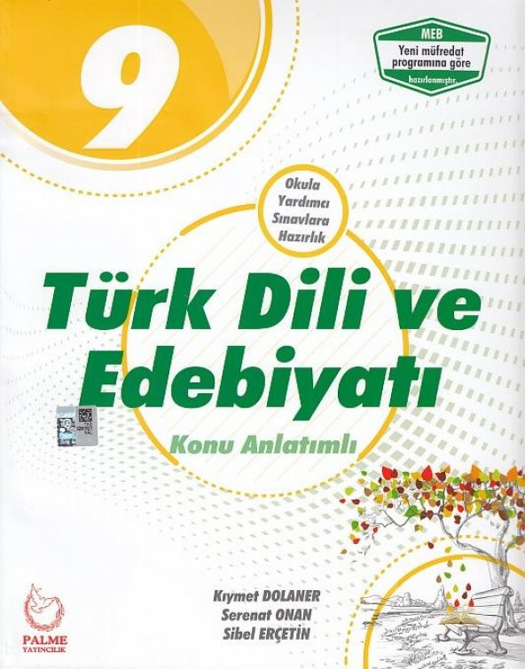 9.Sınıf Türk D. ve Edebiyatı Konu Anlatımlı Palme Yayıncılık