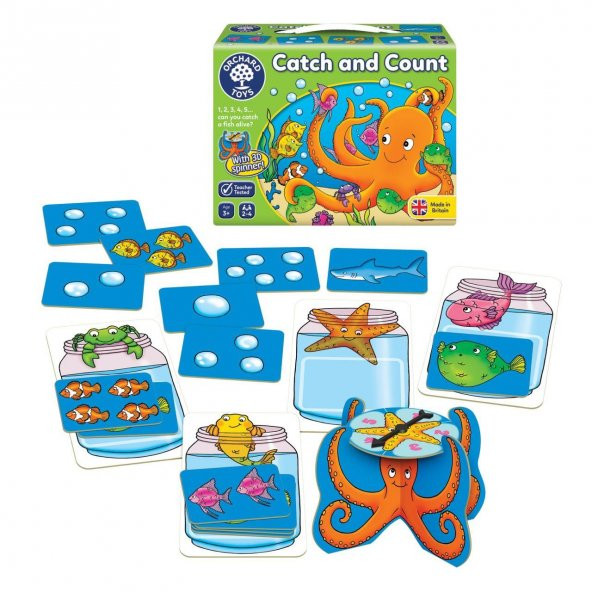 Orchard Toys Catch And Count Game Puzzle 3 Yaş+ - 5