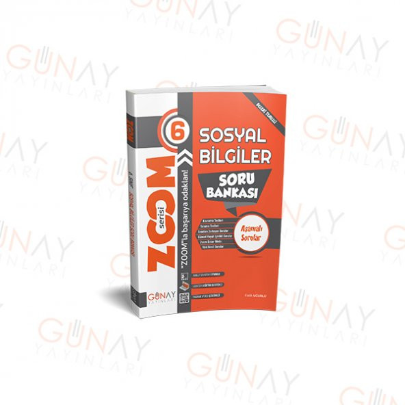 6.Sınıf Zoom Serisi Sosyal  Bilgiler Soru Bankası Günay Yayınları - 1
