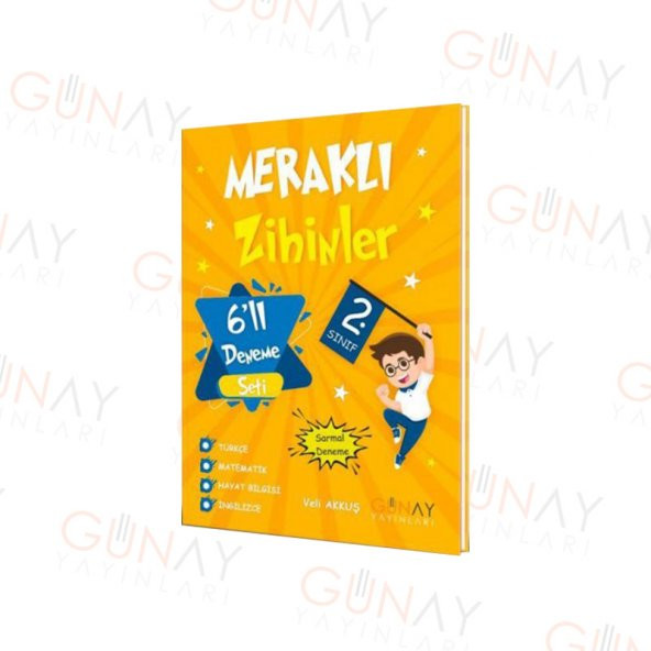 2.Sınıf Meraklı Zihinler 6’lı Deneme Günay Yayınları