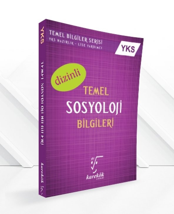 AYT TEMEL SOSYOLOJİ BİLGİLERİ DİZİNLİ KAREKÖK YAYINLARI