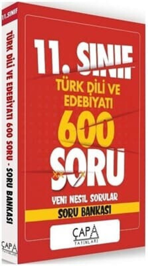 11.Sınıf Türk Dili ve Edebiyatı Soru Bankası Çapa Yayınları