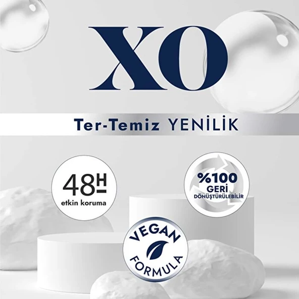 XO Deodorant 150ML Women-Kadın Sensitive & Effective (5 Li Set) - Resim 5