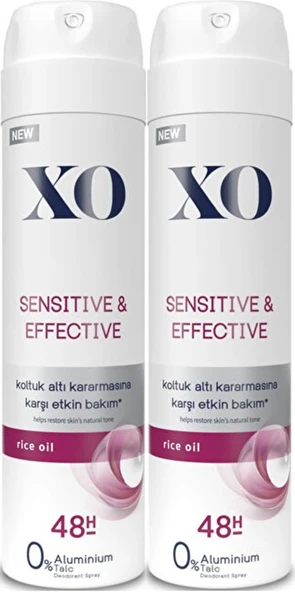 XO Deodorant 150ML Women-Kadın Sensitive & Effective (2 Li Set) ürün görseli 1