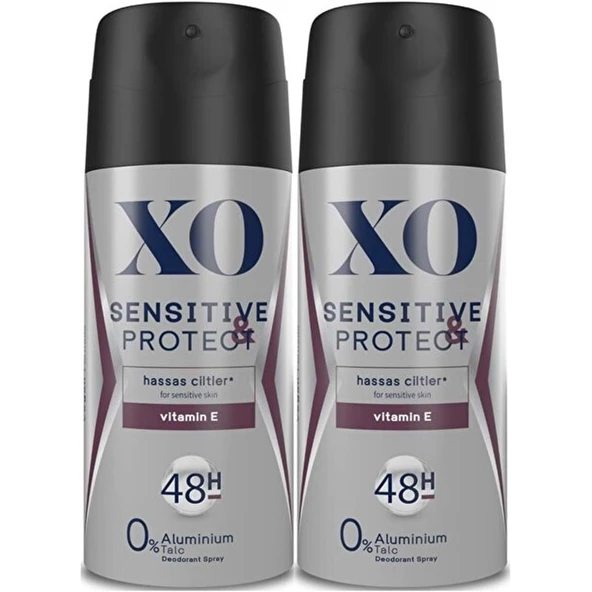 XO Deodorant 150ML Men-Erkek Sensitive & Protect (2 Li Set) ürün görseli