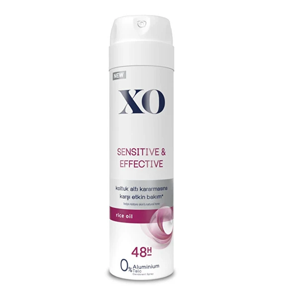 XO Deodorant 150ML Women-Kadın Sensitive & Effective (5 Li Set) - 2