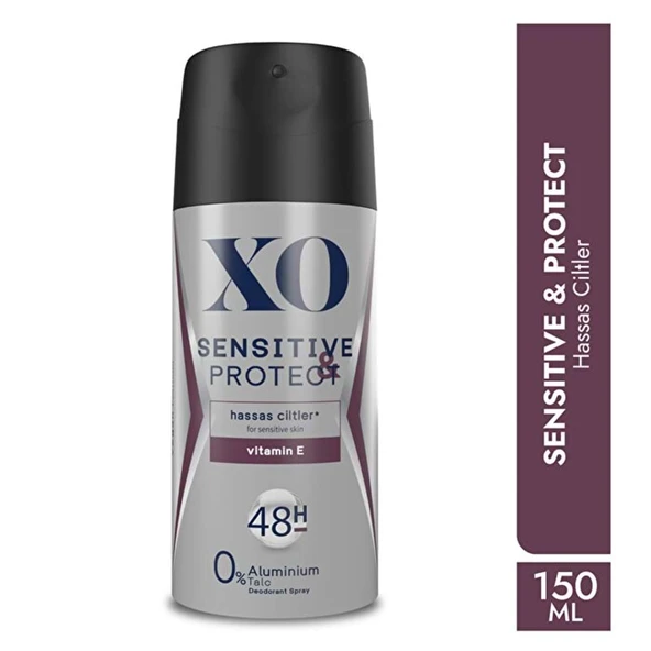 XO Deodorant 150ML Men-Erkek Sensitive & Protect (4 Lü Set) - Resim 3