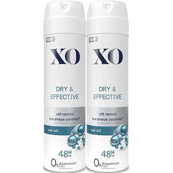 XO Deodorant 150ML Women-Kadın Dry & Effective (2 Li Set) ürün görseli