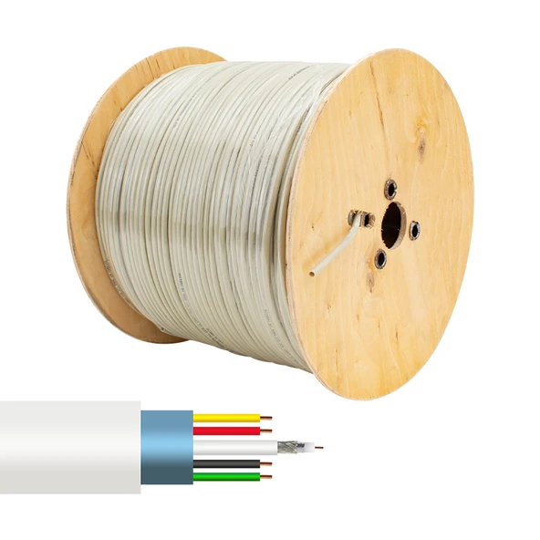 Powermaster 4+1X0.22 CCTV Kamera Kablosu 500 Metre