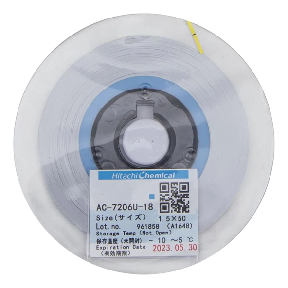 Hitachi AC-7206U-18 1.5X5 Mm ACF Bant Anisotropic İletken Film (Pcb İçin Dokunmatik Bant) - 2