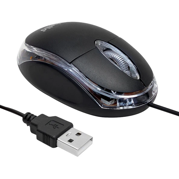 Hello HL-18736 Optik Işıklı 800 DPI Kablolu Mouse - 4