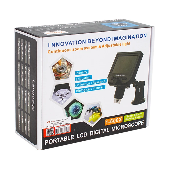 Powermaster PM-18798 4.3'' LCD Ekranlı 3.6 MP Taşınabilir HD Dijital Mikroskop - 8