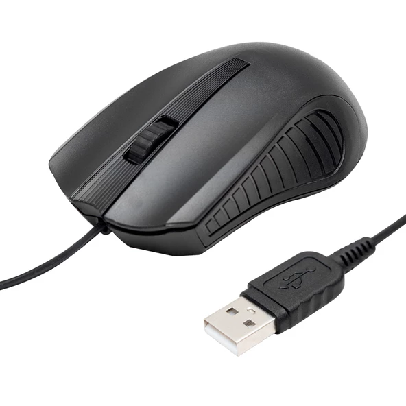 HELLO HL-2732 USB KABLOLU SİYAH 800 DPI MOUSE