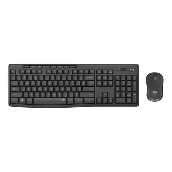 Logitech MK295 Q Tr Siyah Kablosuz Klavye Mouse Set - 9