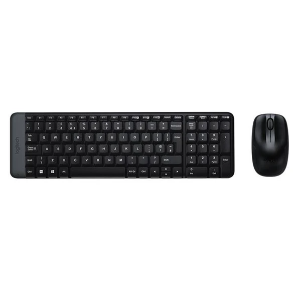 Logitech MK220 Q Tr Siyah Kablosuz Klavye Mouse Set - 5