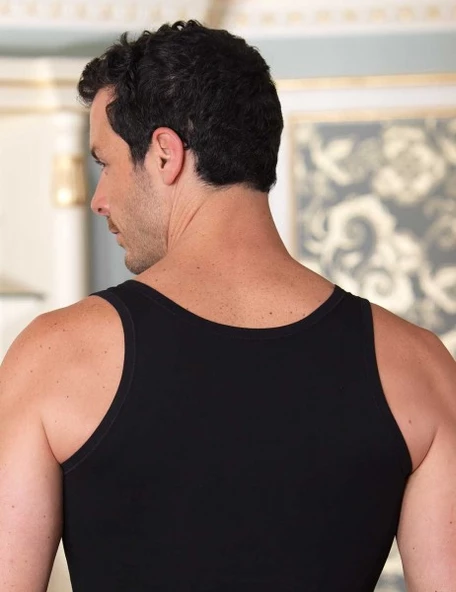 Şahinler E067 Erkek Geniş Askılı Likralı Süprem Atlet