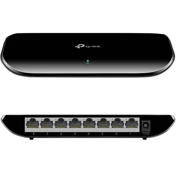 TP-Link TL-SG1008D 8 Port 10/100/1000 Gigabit Switch - 8