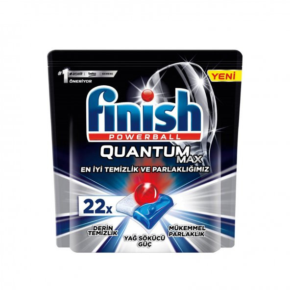 Finish Quantum Max Bulaşık Makinesi Deterjanı 22 Tablet