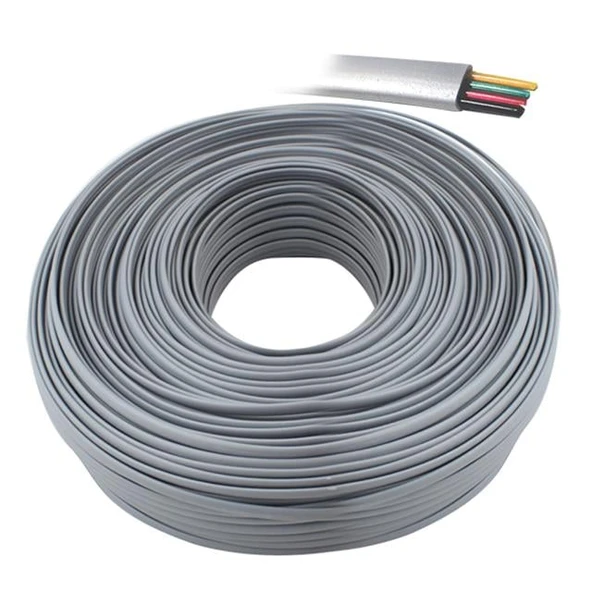 Artar 4'Lü Flat Köken 100 Metre Telefon Kablosu - Resim 3
