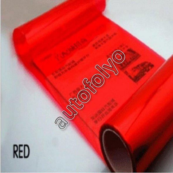 Far Filmi Kırmızı Kendinden Yapışkanlı 30 CM X 2 METRE - 2