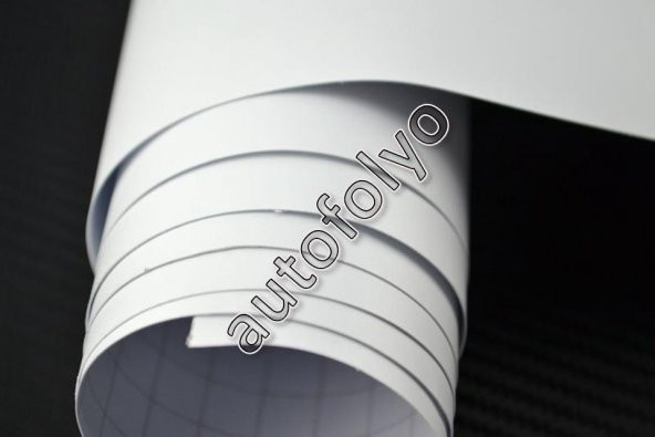 Mat Beyaz Folyo Kendinden Yapışkanlı 50 CM X 5 METRE - 3