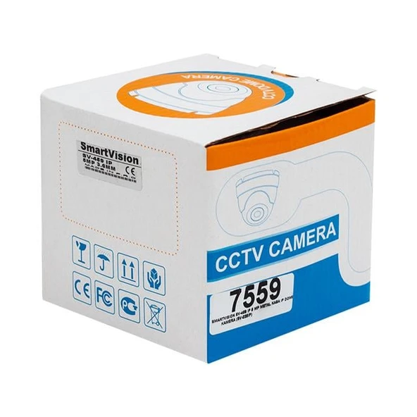 Smartvision SV-225 IP 5 MP Metal Kasa IP Dome Kamera - 9