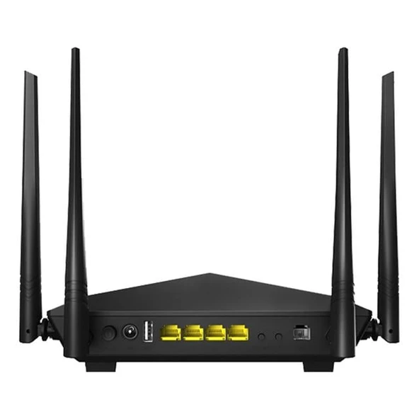 Tenda V12 AC1200 Dual Band 4X Gigabit Port 1200 Mbps Vdsl Modem - 9