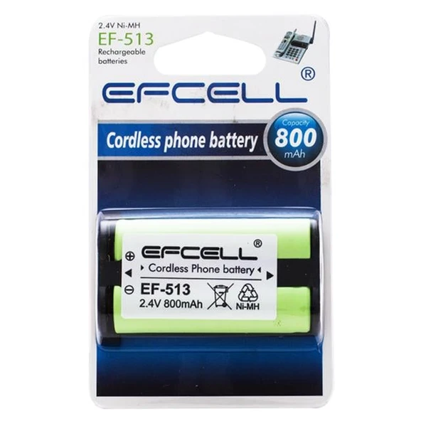 Efcell EF-513 2.4V 800 Mah Pil - 3