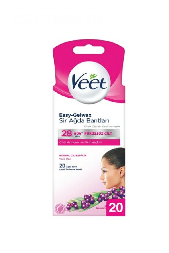 Yüz İçin Ağda Bandı 20li