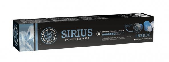 Sirius Special Nesspresso Uyumlu Kapsül Kahve 7 Freddo