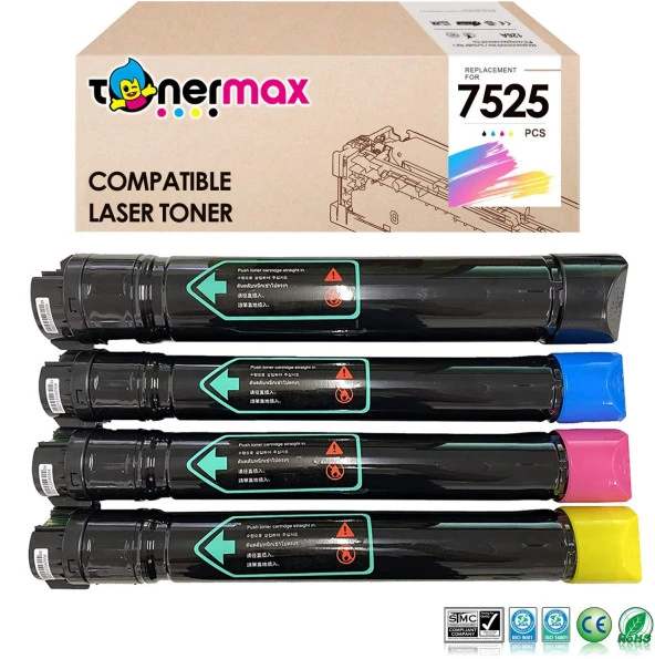 Xerox WorkCentre 7835i Muadil Toneri Set CMYK