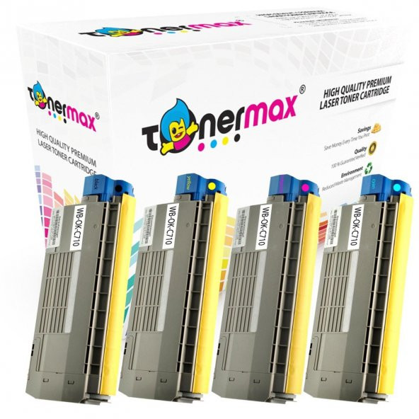 Oki C710n Muadil Toneri Set CMYK - 3