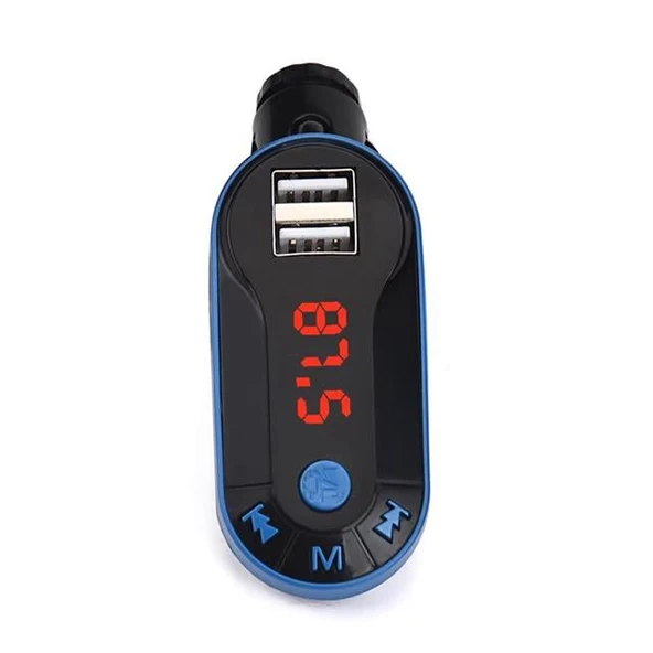 Hello HL-19683 FM Modulatör Çift USB/SD/MP3 12-24 Volt Bluetooth Hafızasız Fm Transmitter - Resim 9