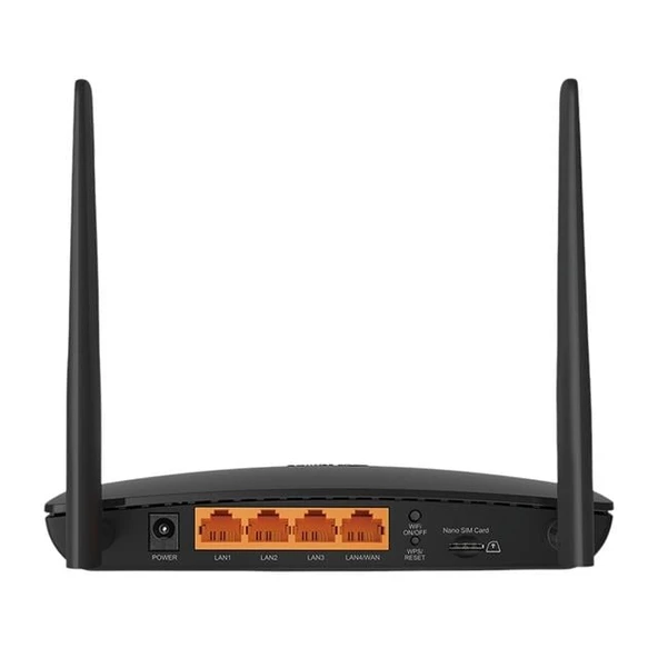 Tp-Link TL-MR6400 300 Mbps 4G LTE Sim Kart Girişli Kablosuz N Router - 8