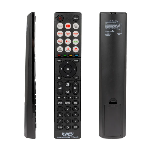 WEKO RM-L1755 NETFLIX-YOUTUBE-HULU-PRIME VIDEO-GOOGLE PLAY-DISNEY TUŞLU UNIVERSAL LCD TV KUMANDA - Resim 3