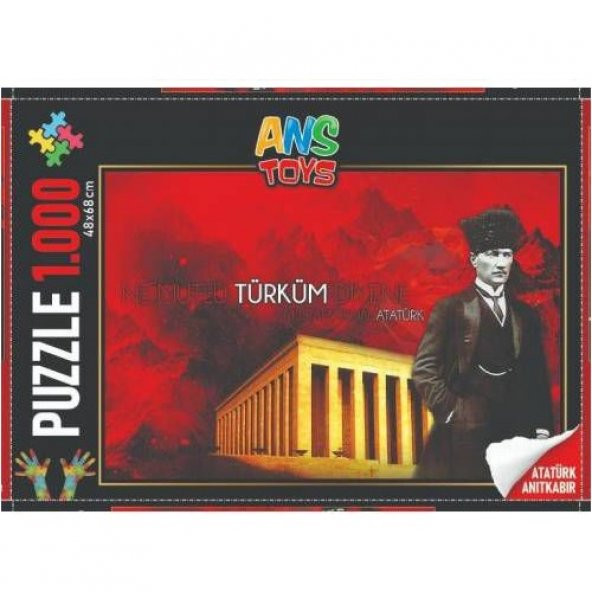 ANS Toys Puzzle 1000 Prç - ATATÜRK ANITKABİR