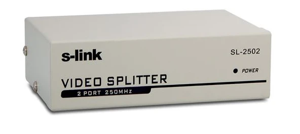S-Link SL-2502 2 Port Vga Splitter Dağıtıcı