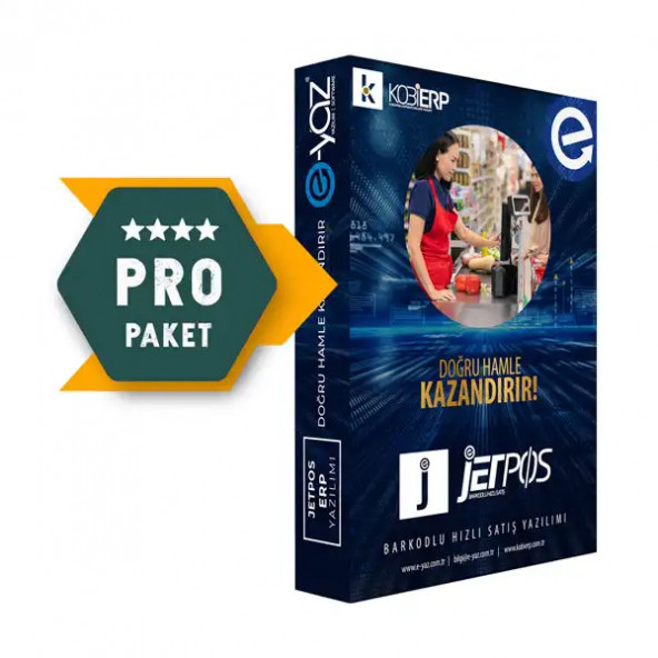 Jetpos Erp Pro Paket Hızlı Satış Yazılımı