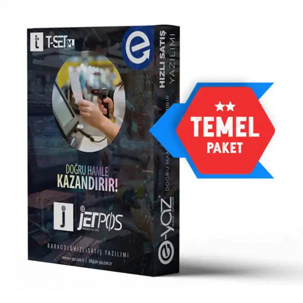 Jetpos Ticari Set Temel Paket Hızlı Satış Yazılımı