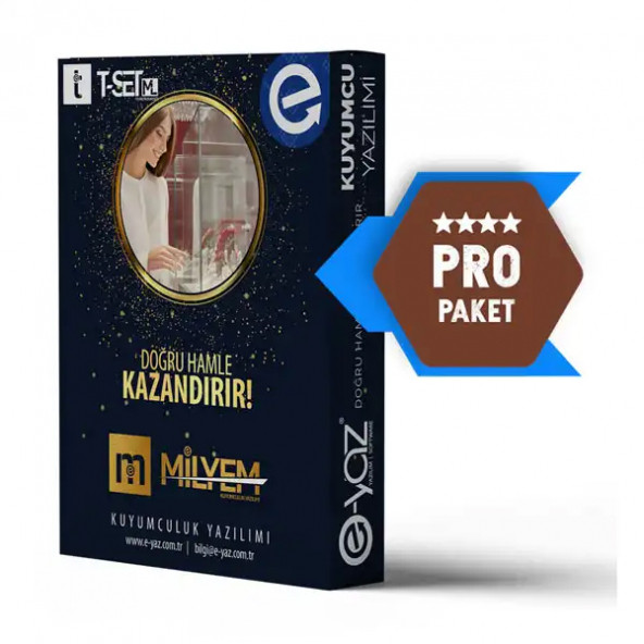 MİLYEM TS PRO Paket Kuyumculuk Yazılımı