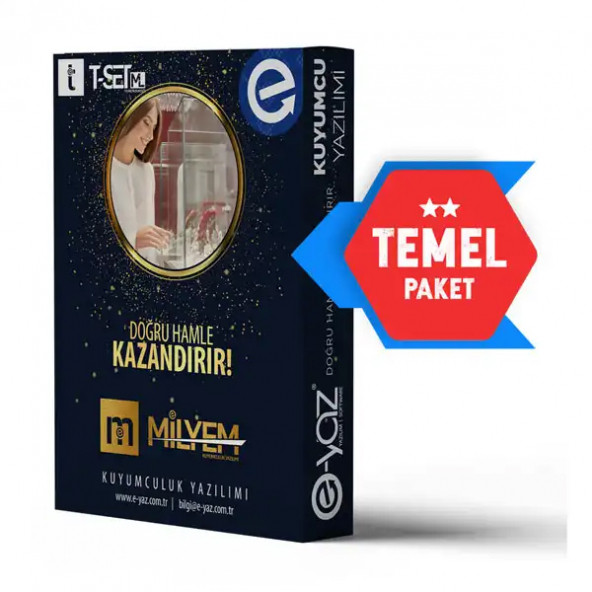 MİLYEM TS TEMEL Paket Kuyumculuk Yazılımı