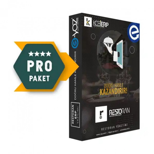 Resto Erp Pro Paket Restoran Yazılımı