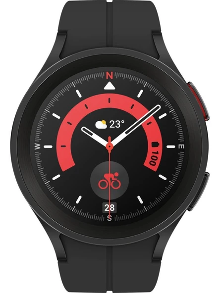 Yenilenmiş Samsung Galaxy Watch 5 Pro, 45 mm Akıllı Saat, Siyah