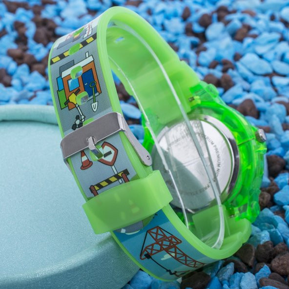 Yeni Pinkoli Kids Seri Yeşil Renk Unisex Çocuk Kol Saat ST-303659 - 2