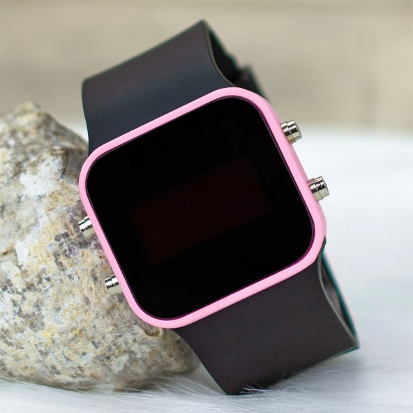 Orijinal SPECTRUM Watch Led Dijital Pembe Kare Kasa Kol Saati ST-303310 - 2