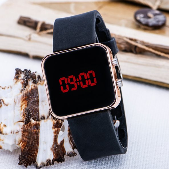 Kare Orta Kasa Dijital Led Ekran Yetişkin Çocuk Erkek Saat ST-303613 ürün görseli 1