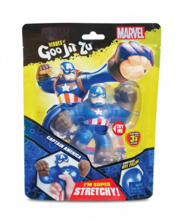 Goojitzu Marvel Captan America Esneyen Figür - 2