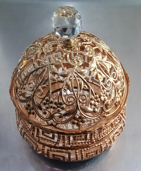 2X-007 METAL TAŞLI SUNUMLUK - İKRAMLIK - ŞEKERLİK ( 1 ADET FİYATIDIR ) ürün görseli