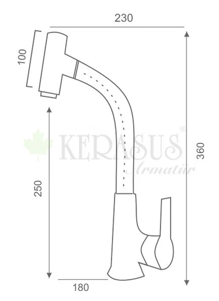 KERASUS TURKUAZ SERİSİ - VEGA SPİRALLİ EVYE BATARYASI - Resim 2